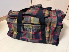 BURTON ダッフルバッグ チェック柄 ボストンバッグ