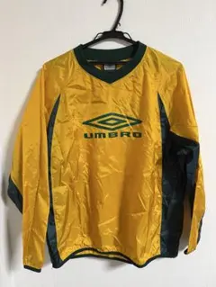 UMBRO イエロー グリーン 長袖ピステ