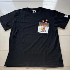 チョコボール ポケット付き メンズTシャツ 黒