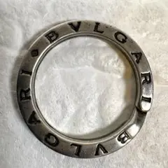 ☆ブルガリ BVLGARI ロゴリング シルバー キーホルダー