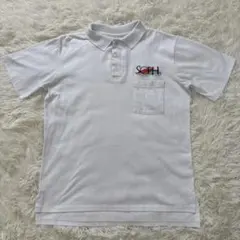 90s ホワイトポロシャツ TシャツUSA製のサムネイル
