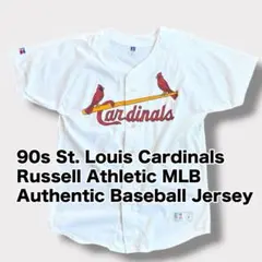 90s Russell Athletic カージナルス ベースボールユニフォーム 90s USA製 Russell カージナルス MLB ベースボールシャツ - メルカリ