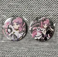 キュアズキューン キミプリ展 ドリステ 缶バッジセット キミとアイドルプリキュア展 キミプリ展 キュアズキューン キュア