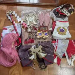 三分妄想 胡桃 フルセット リニューアル版 武器 ウィッグ 護摩の杖 靴