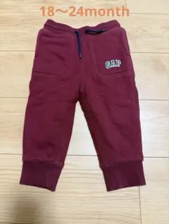 GAP スウェットパンツ 18-24ヶ月 バーガンディ