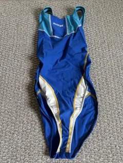 野間スイミング指定女子用水着O〜Lサイズ青黄 MIZUNO 新品未使用在庫