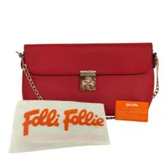 Folli Follie チェーンショルダーバッグ 赤のサムネイル