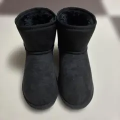 新品 未使用 ブラックムートンブーツＭ
