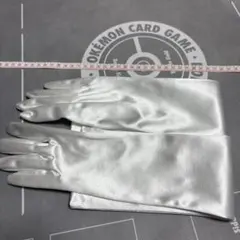 ウェディンググローブ オフホワイト サテン FTW 約50cm