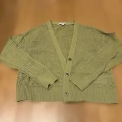 UNIQLO オリーブ ニットカーディガン M