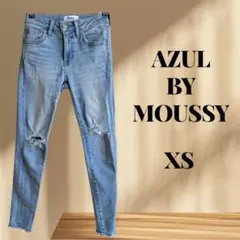 AZUL BY MOUSSY (アズールバイマウジー)スキニーデニム XSのサムネイル