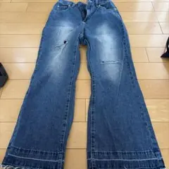 LEPSIM ダメージデニムパンツ ブルー M