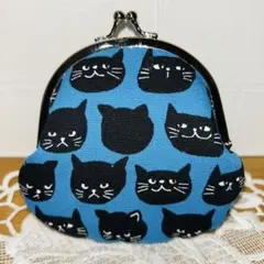 試作品 難あり がま口ポーチ キャンディ型 ハンドメイド クロッチくん