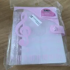 Mering メリング A7 シールバインダー　メロディ　音符　ワイド　ピンク