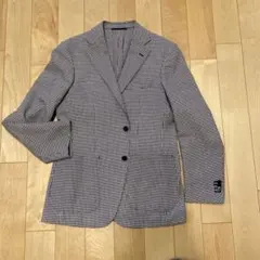 ユニバーサルランゲージ　イタリア生地　千鳥柄 ジャケット　春夏物