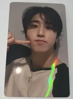 新品 Stray Kids ハン ホログラム トレカ ラキドロ KARMA