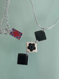 ☆MARY QUANT デイジー 菱形モチーフ ネックレス