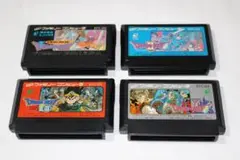 ファミコン　ドラゴンクエストⅠ、Ⅱ、Ⅲ、Ⅳ 4本　RPGセット売り