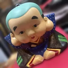 希少】加藤工芸 福助 陶器製 貯金箱 メガネ福助 16cmサイズ - メルカリ