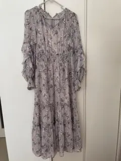 Apuweiser-riche フラワープリント ワンピース サイズ0 SS