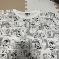 UNIQLO ドラえもん コミック柄 Tシャツ ホワイト L