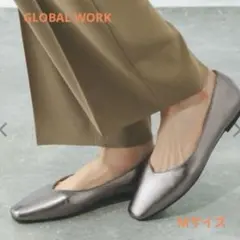 GLOBAL WORKパンプス らくっション撥水フィットパンプス　ガンメタ　Mのサムネイル