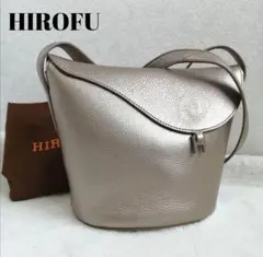 極美品　ヒロフ　ショルダーバッグ　巾着　ドラム　バケツ　Hロゴ　レザー 2025年最新】ヒロフ バッグ バケツの人気アイテム - メルカリ