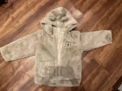 フード付きジャケット Lサイズ125cm~135ベージュ