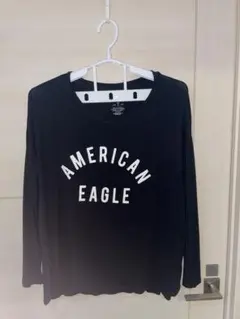 AMERICAN EAGLE 長袖カットソー ブラック M