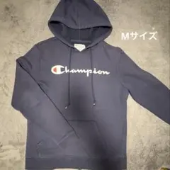 Champion ネイビー パーカー Mサイズ