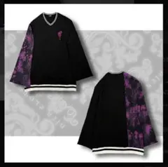 売切品✨限界価格✨新品❗️春秋用UNISEX BICOLORプルオーバー【彼岸花】のサムネイル