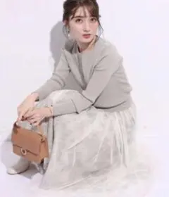 apuweiser-riche ニット&チュールスカート