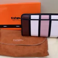 Kstarplus ラウンドファスナー 長財布 マルチカラー