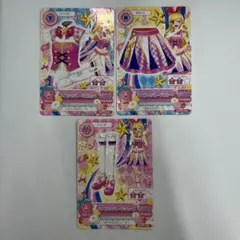 アイカツ ハイピンクパレード コーデ 3枚セット