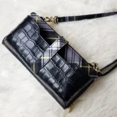 《美品》英国キンロックアンダーソン ロイヤルレザーウォレット ショルダーバッグのサムネイル