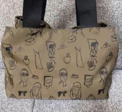 DEORON イラスト付きトートバッグ