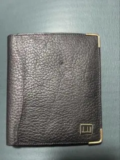 dunhill 二つ折り財布 黒 レザー