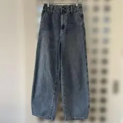 GLOBALWORK GOODデニムバギーパンツ　Mのサムネイル