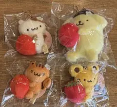 ポムポムプリン 切り株むにゅぐるみ いちごフレンズ マフィン ベーグル ポムポムプリン 切り株むにゅぐるみいちごフレンズマフィンベーグルスコーン