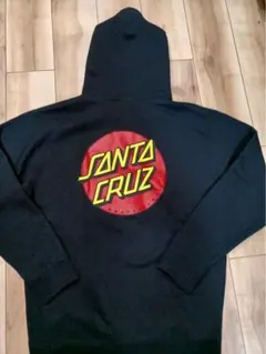 SANTA CRUZ サンタクルーズ ジップパーカー ブラック