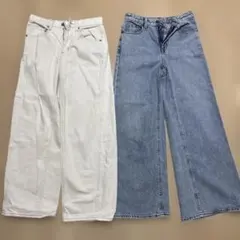 gu ワイドデニム