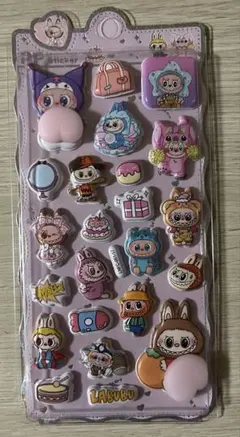 ラブブシール　ぷくぷくシール　おしりプニプニシール　スクイーズ　ぷっくりシール