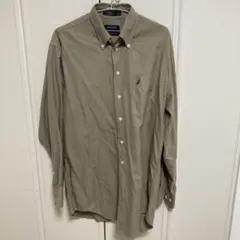 NAUTICA ノーティカVintage Oxford 長袖シャツ ベージュのサムネイル