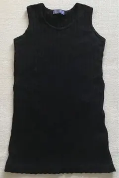 pour la frimeブラック ロングタンクトップ