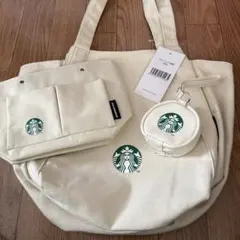 スタバ　2025 福袋　トートバッグ3点セット