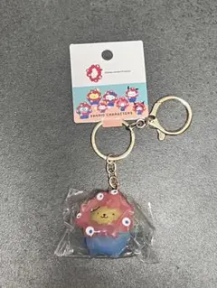 万博　ミャクミャクサンリオクリアキーホルダー　ポムポムプリン