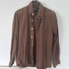 Polo by Ralph Lauren ブラウン長袖シャツ S