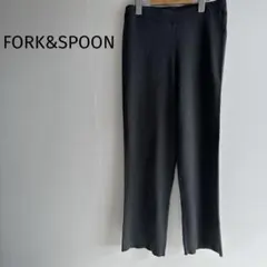FORK&SPOON リブニットパンツ　イージーパンツ