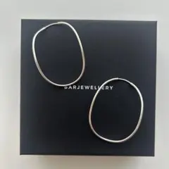 BARJEWELLERY シルバー コンターイヤリング