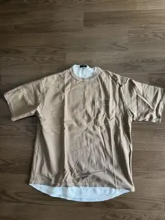 BEAMS HEART ベージュ ポケット付き Tシャツ M